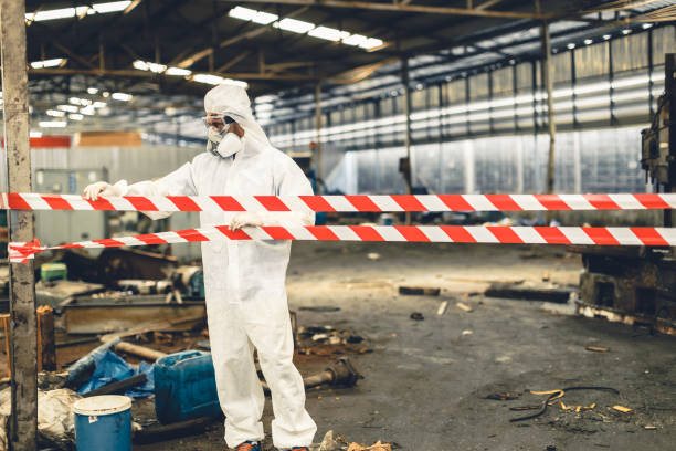 Professional Hoarding Cleanup technician working in Clayton, GA